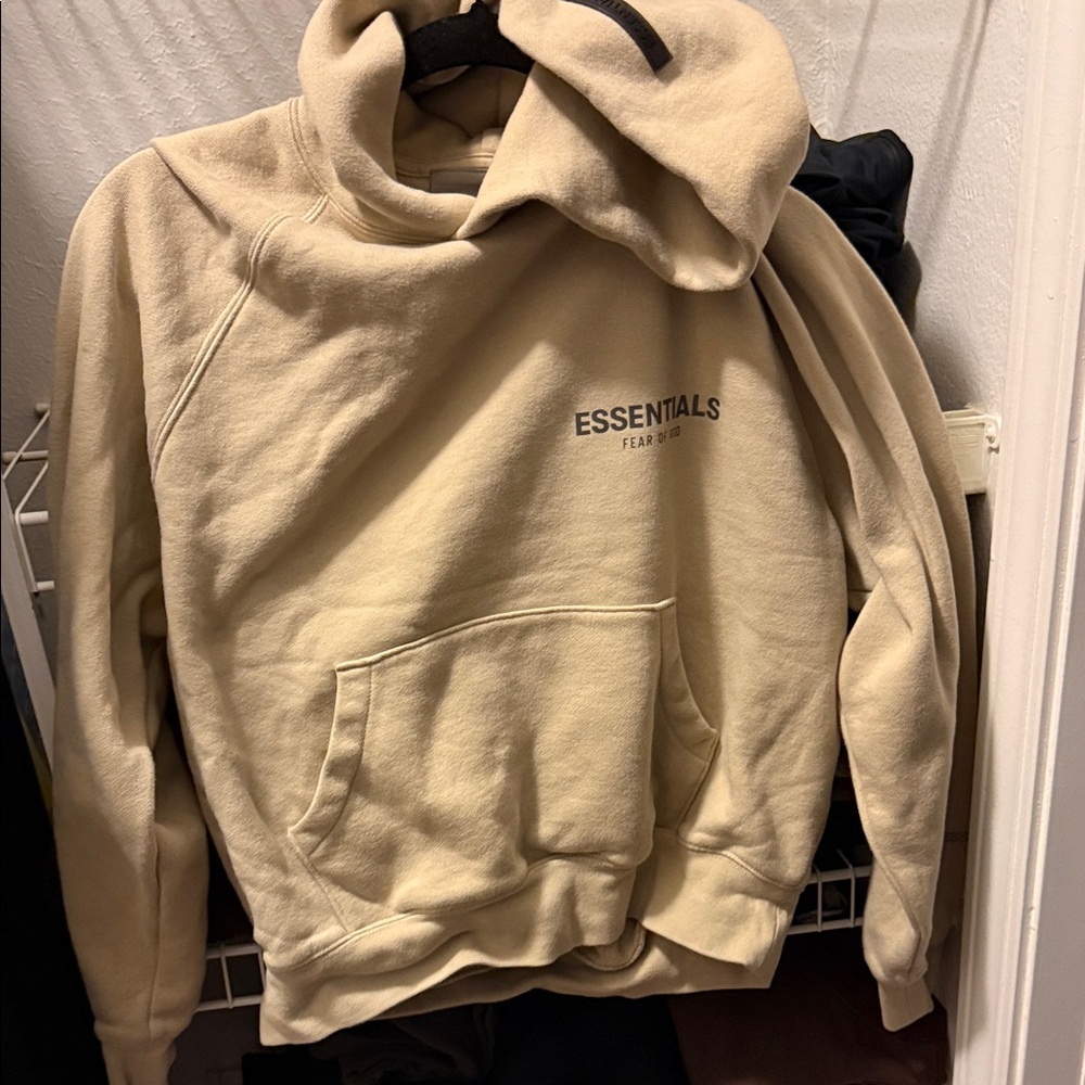 Essentials Fear of God Cream Hoodie